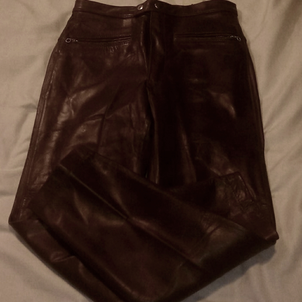 Custom leather pants
